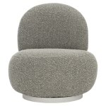 Lulu Fabric Swivel Chair - Image 4