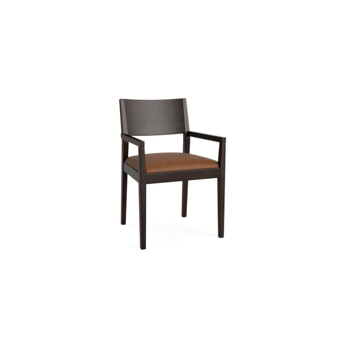 1b1c42562dfdebade312624b6691d504 Myers Dining Chair with Leather Upholstered Seat - Image 1