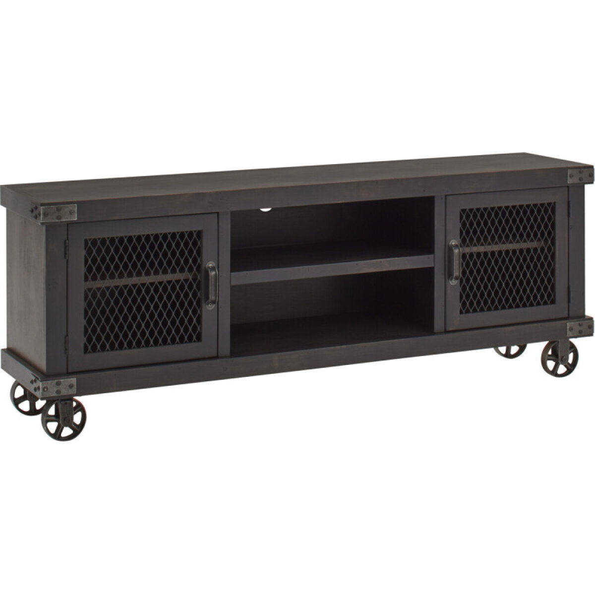 1b9bef1204af31bc04c9e2783290f53a Industrial 74" Console - Image 1