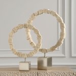 Ivory Fusion Rings, S/2 - Image 4
