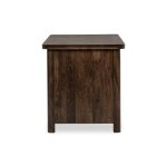 Norwood Solid Wood Desk - Bark Brown - Image 5