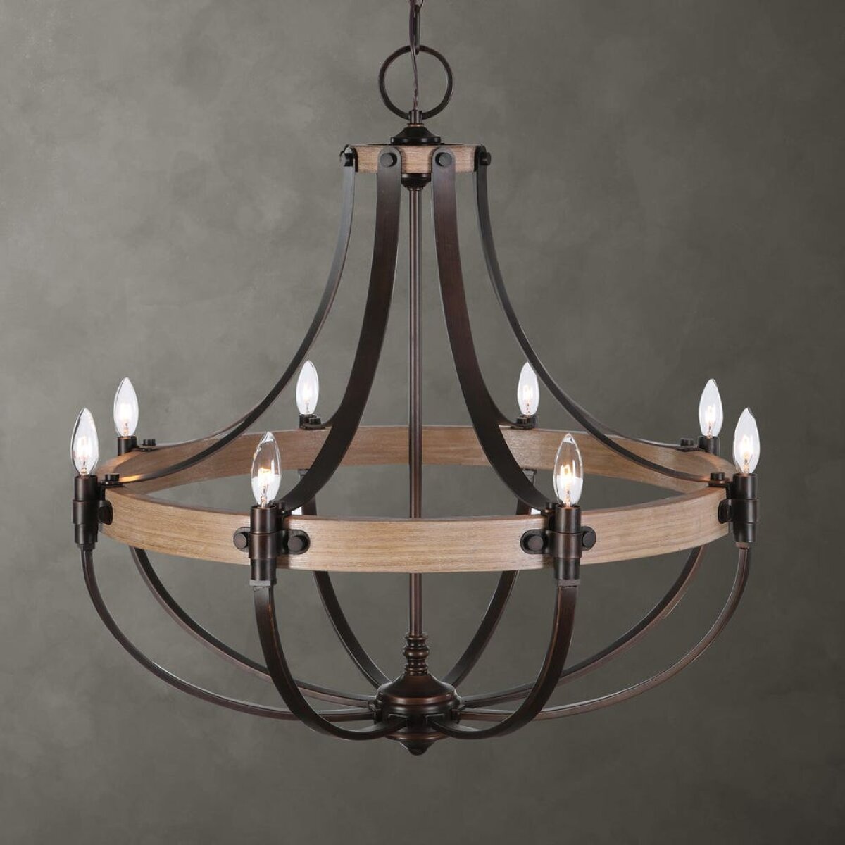 1c209cf8818359b769ce68965af4518c Dubois, 8 Lt Chandelier - Image 1