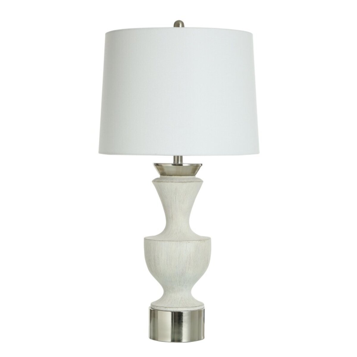 1c2e561b0c49899ce3b45a09d170f625 Palais White Poly Table Lamp - Image 1