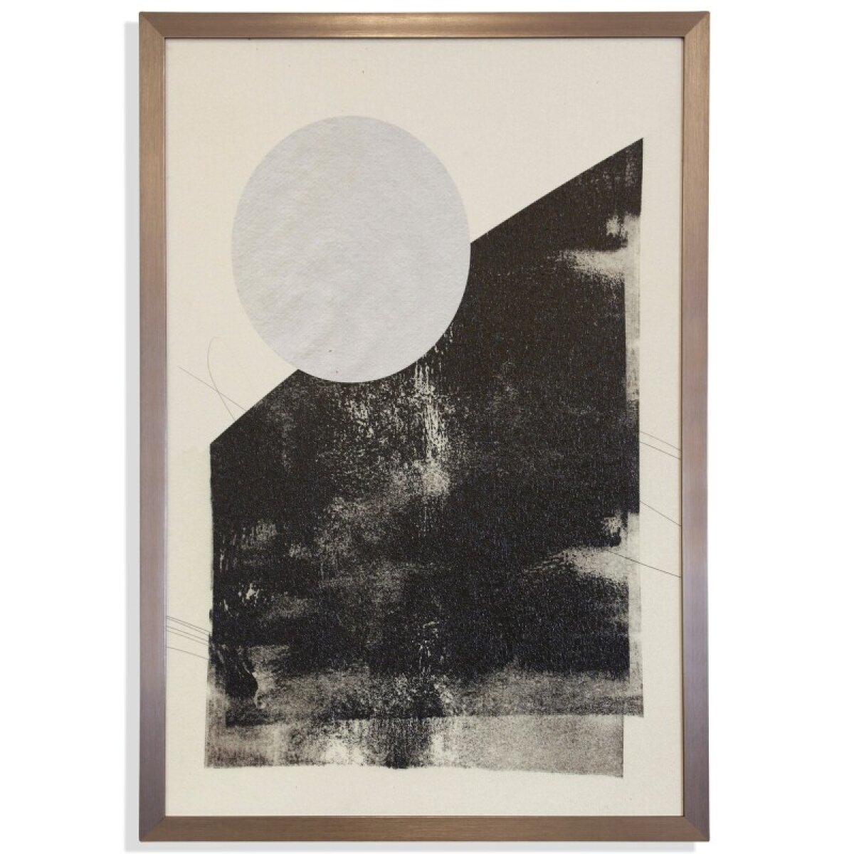 1c990c6a6c624dc13adc4458e93c440e Black And White Rollertextured Framed Print - Image 1