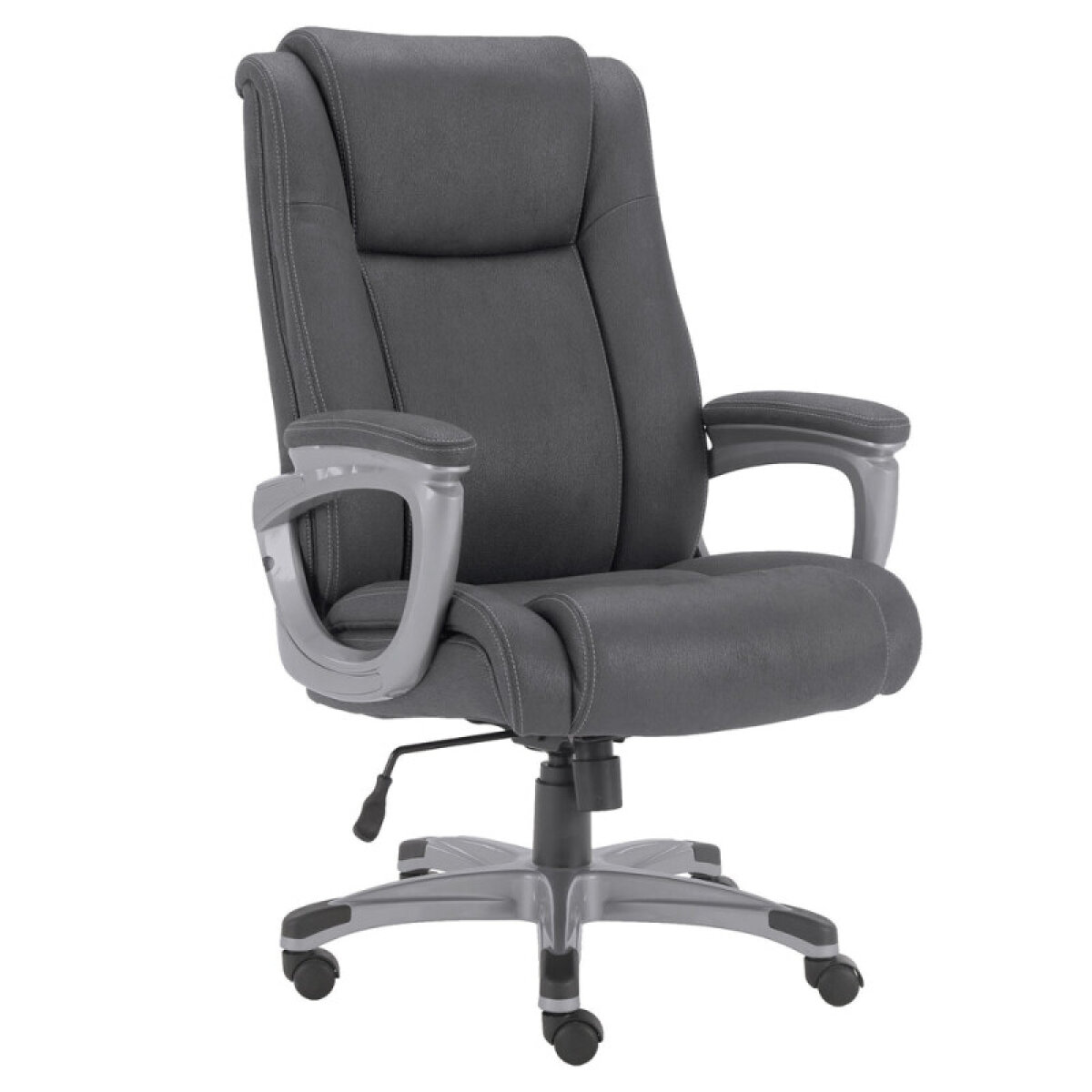 1cd86860ea66f41c0097f51f75f32613 Dc#314hd-cha - Charcoal Fabric Heavy Duty Desk Chair (400 Lb.) - Image 1