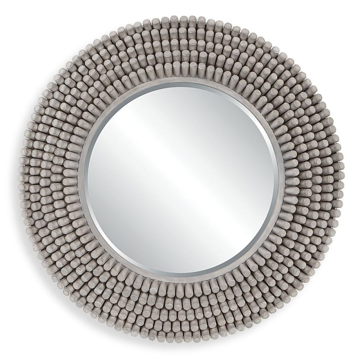 1d3ebe71f8b136e17de92d0764a140c8 Portside Round Mirror, Gray - Image 1
