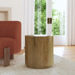 Layne Solid Wood Round End Table - Image 7