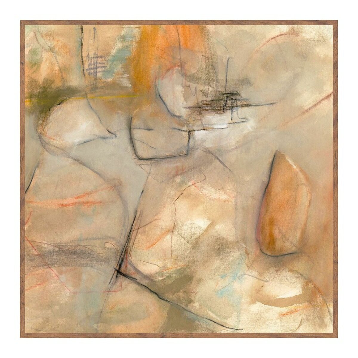 1e04421fc8cb2dd04952b8e835aa12f7 Ochre I Painting By Buddy Whitlock - Image 1