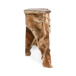 Shia Teak Root Console Table - Natural - Image 4