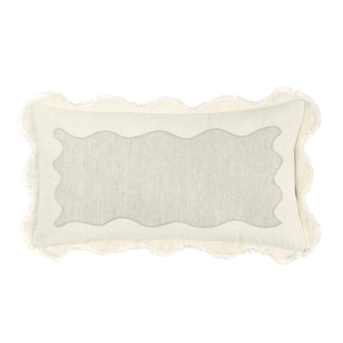 1e98f636000345da20397c1d12ce63c0 CA Tollo Pillow - Natural/Ivory / 14"x26" - Image 1