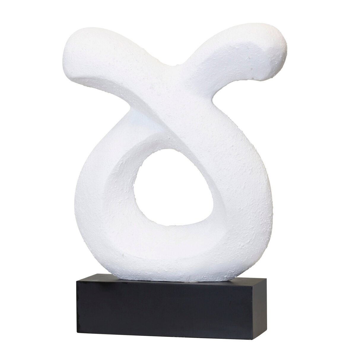 1eb676a9c51a0c12ad5eae69a411b980 Taurus Statue | Matte White Finish On Resin With Matte Black Finished Metal Base - Image 1
