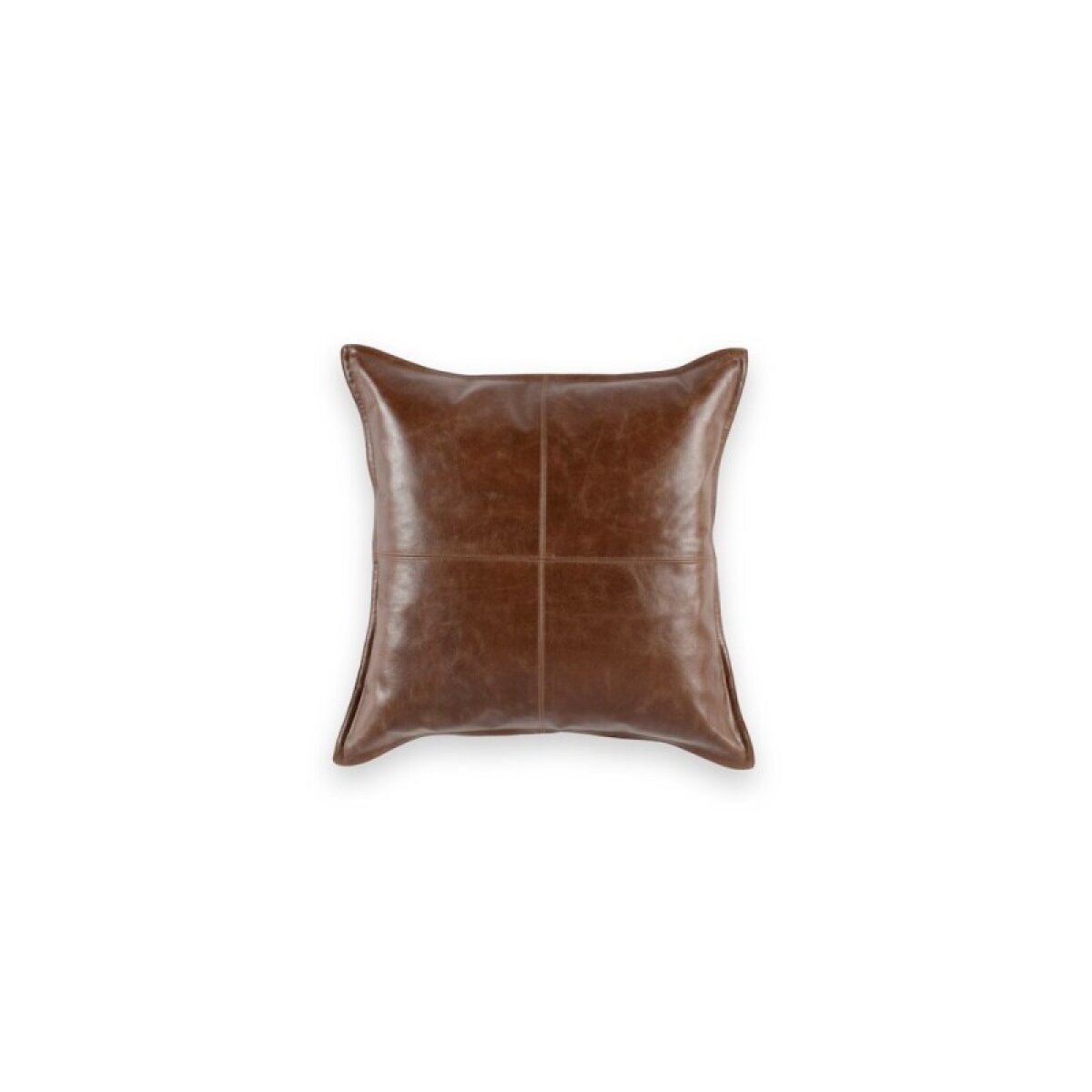 1f10c3b551223595071fa8015053eaef Leather Kona Brown Pillow - Image 1