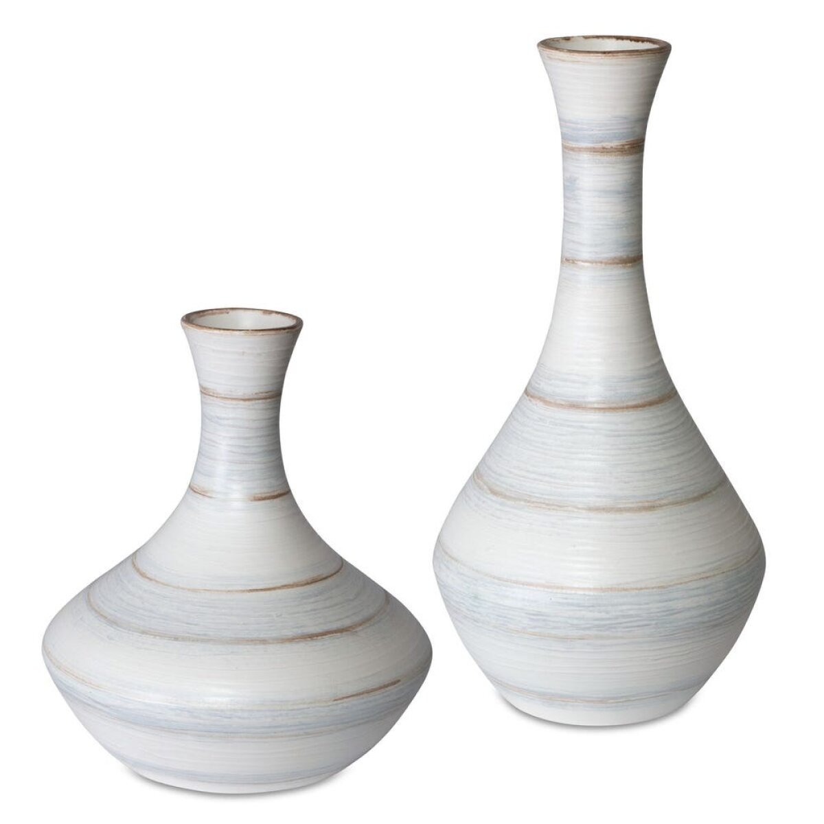 1fa41e2cb93221567e8582493fbb25ee Potter Indoor-outdoor Vases, S/2 - Image 1