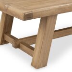 Valen Reclaimed Wood Coffee Table - Sand Washed - Image 6