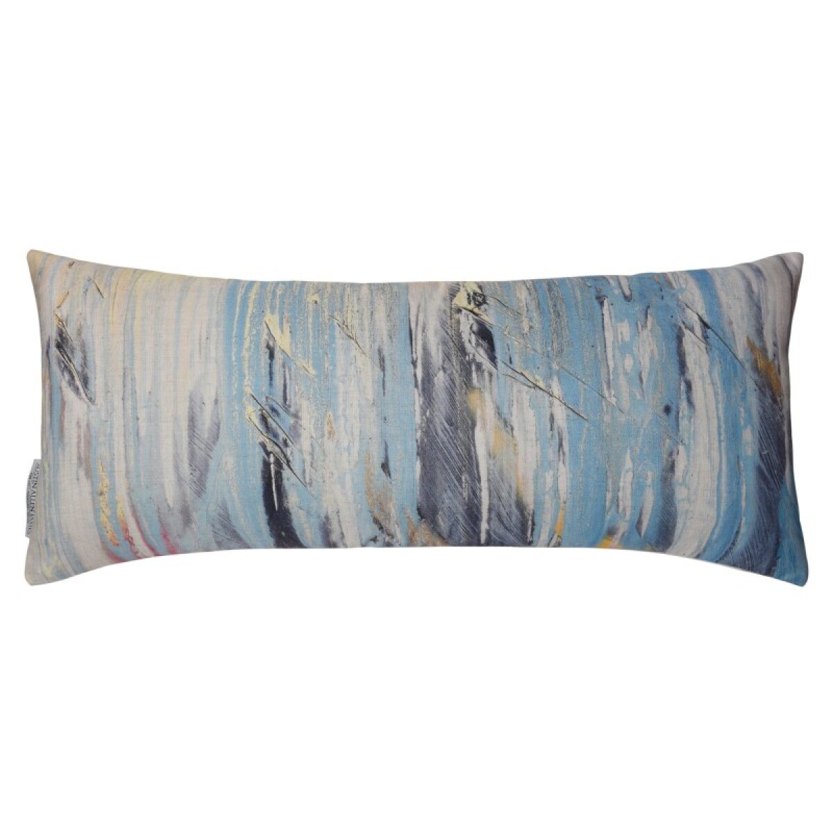 2036a01ea0d7d4e3217ce8ee6cbecff7 Austin Allen James Essence Splash Linen Art Printed Pillow - Image 1