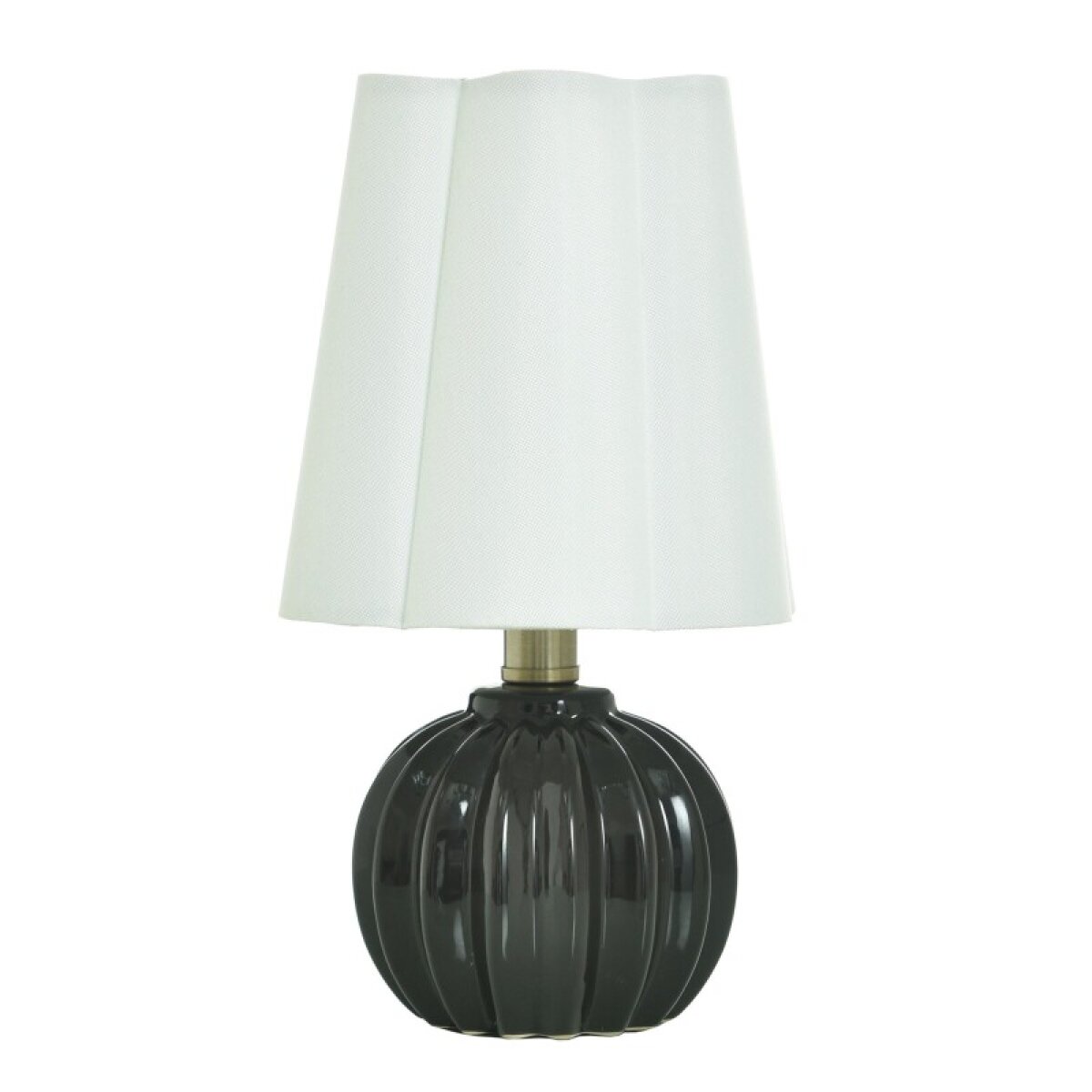 21385a8f36a26304f076b8c046c413ad Ophelia Tamara Day For Stylecraft Glossy Black Ceramic Accent Lamp - Image 1