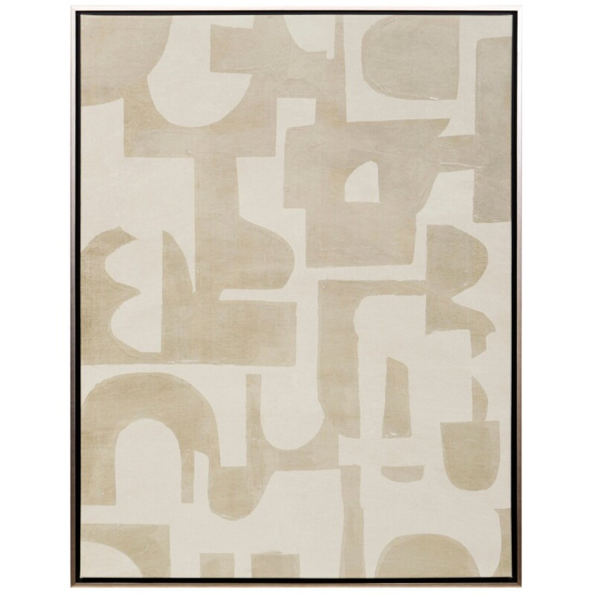 213a15e43695b8c69bb6da7f9ddd6ce8 Tan Abstract Manufactured Canvas - Image 1