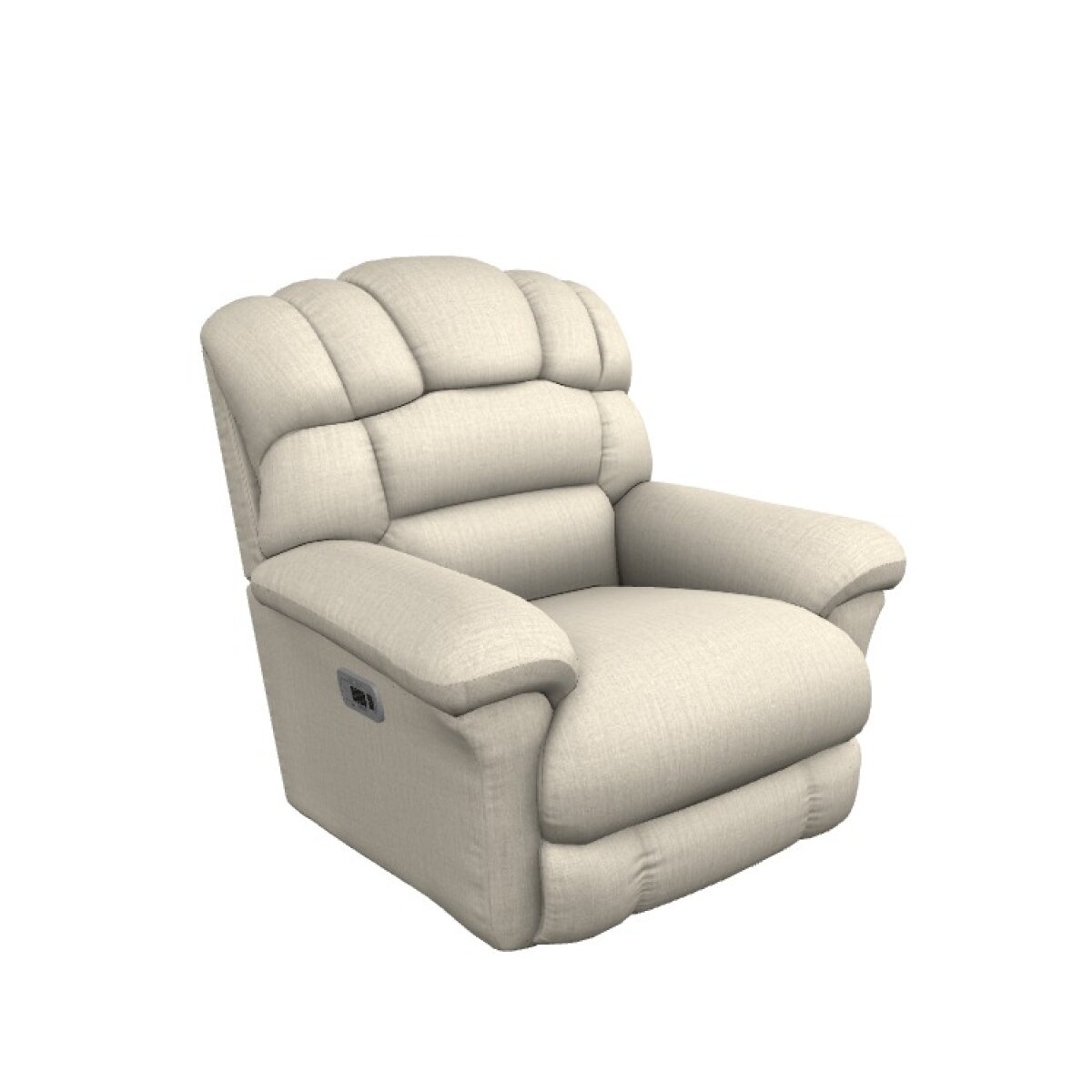 214e6dd2dc4d38e5c216c4493937cb46 Randell Power Rocking Recliner W/ Headrest & Lumbar - Image 1