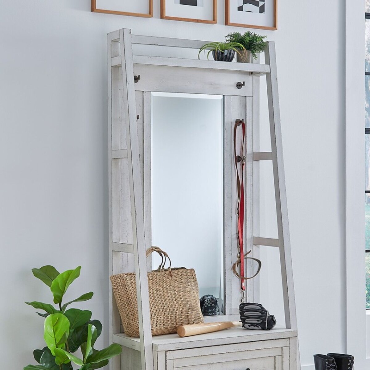 2154f86057e7af10283f3e46dcc11035 Modern Farmhouse Hall Tree Top - Image 1