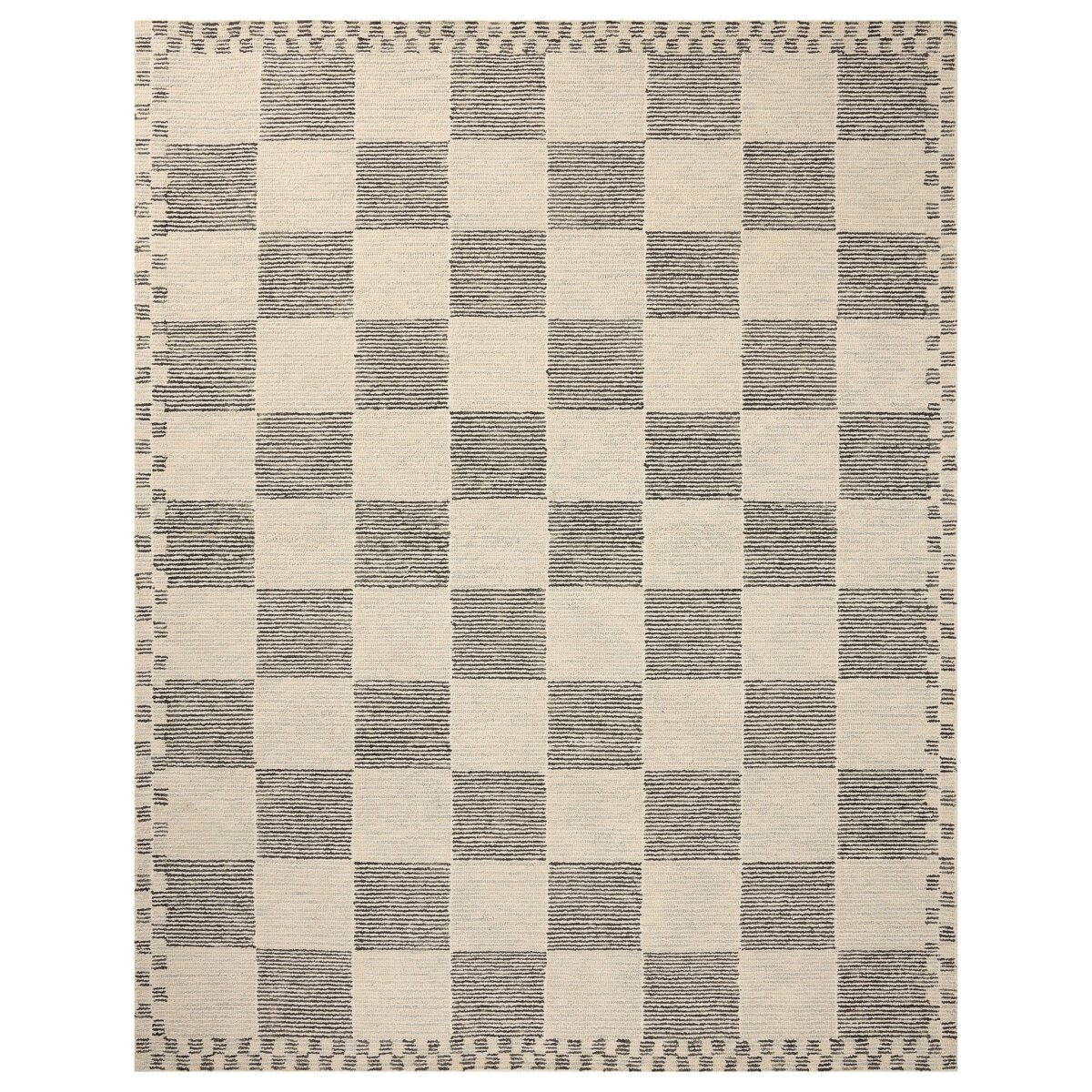 217b9691b795d456851af5bf81bff592 Nalo 9x13 Rug- Gray | Hand Tufted Wool - Image 1