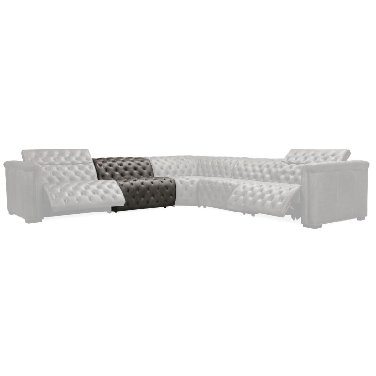 21a02726c4bcab13e875412a3f1b118b MS Living Room Savion Grandier Armless 1.5 PWR Recline w/PWR Headrest - Image 1