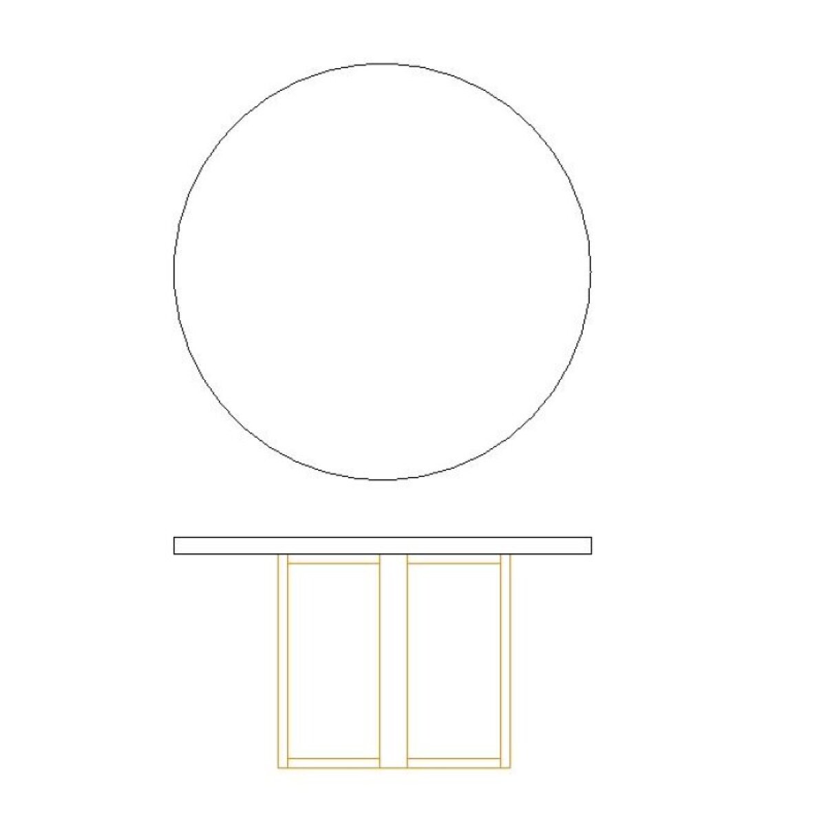 22a0a8c987df38a00085943e2f72c3ec Del Mar Outdoor Dining Table Base - Image 1