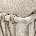 Leo Outdoor Accent Chair - Taupe - Image 5