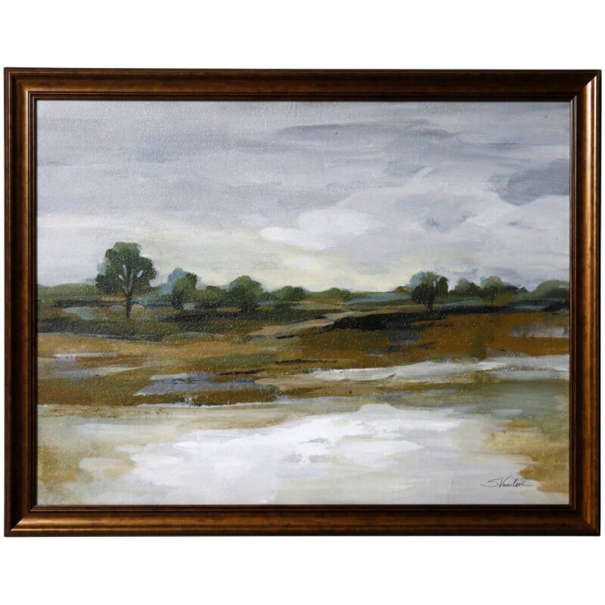 23d0112de8e834a4110164553aaeaa8b Cool April Day Texture Framed Print - Image 1