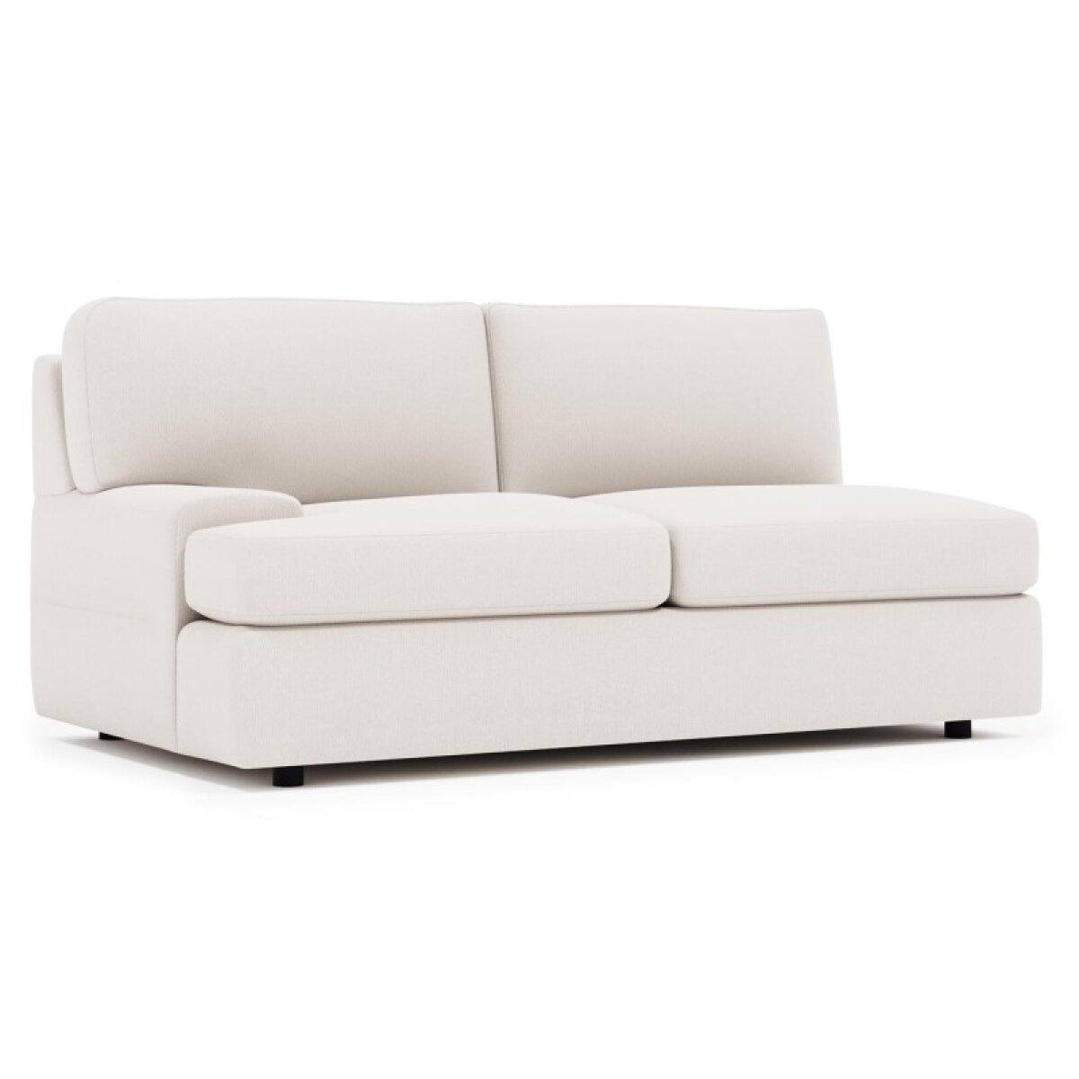 23ee4a7302f4fb11378f5b60c13de083 Serena Fabric Left Arm Loveseat Without Pillows - Image 1