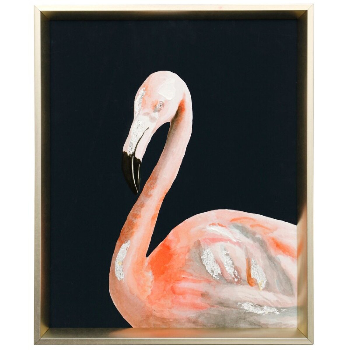 246974adbc16f3cfaa94b131d23676c8 Custom Flamingo Framed Print Under Glass - Image 1