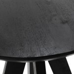 Rodrigo Solid Wood Round Counter Table - Black - Image 7
