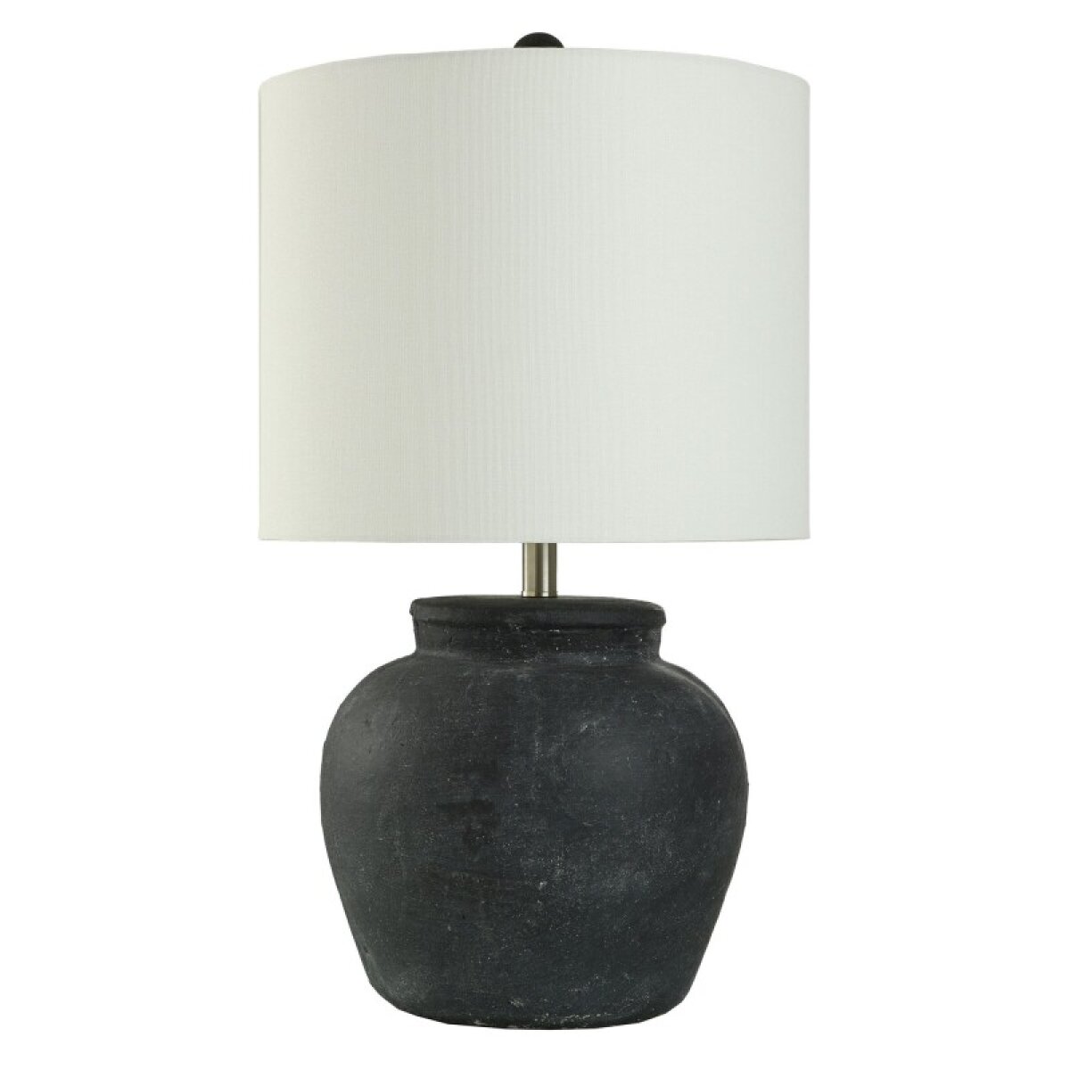 24af186268502053dcc0655225cf746d Arlo Cotta Rustic Cement Table Lamp Finished In A Distressed Ebony - Image 1