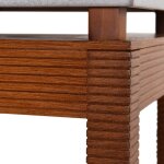 Cement Gray & Zebra Cherry Norman Wyatt Home Plant Stand - Image 5