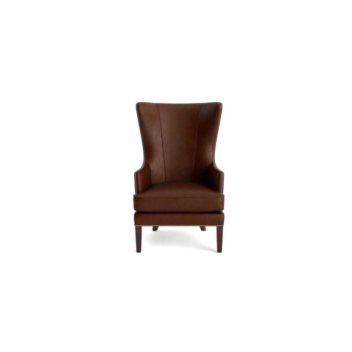 2510a9775cc839ee1222284eab33afbb Whitney Leather Wingback Accent Chair - Image 1