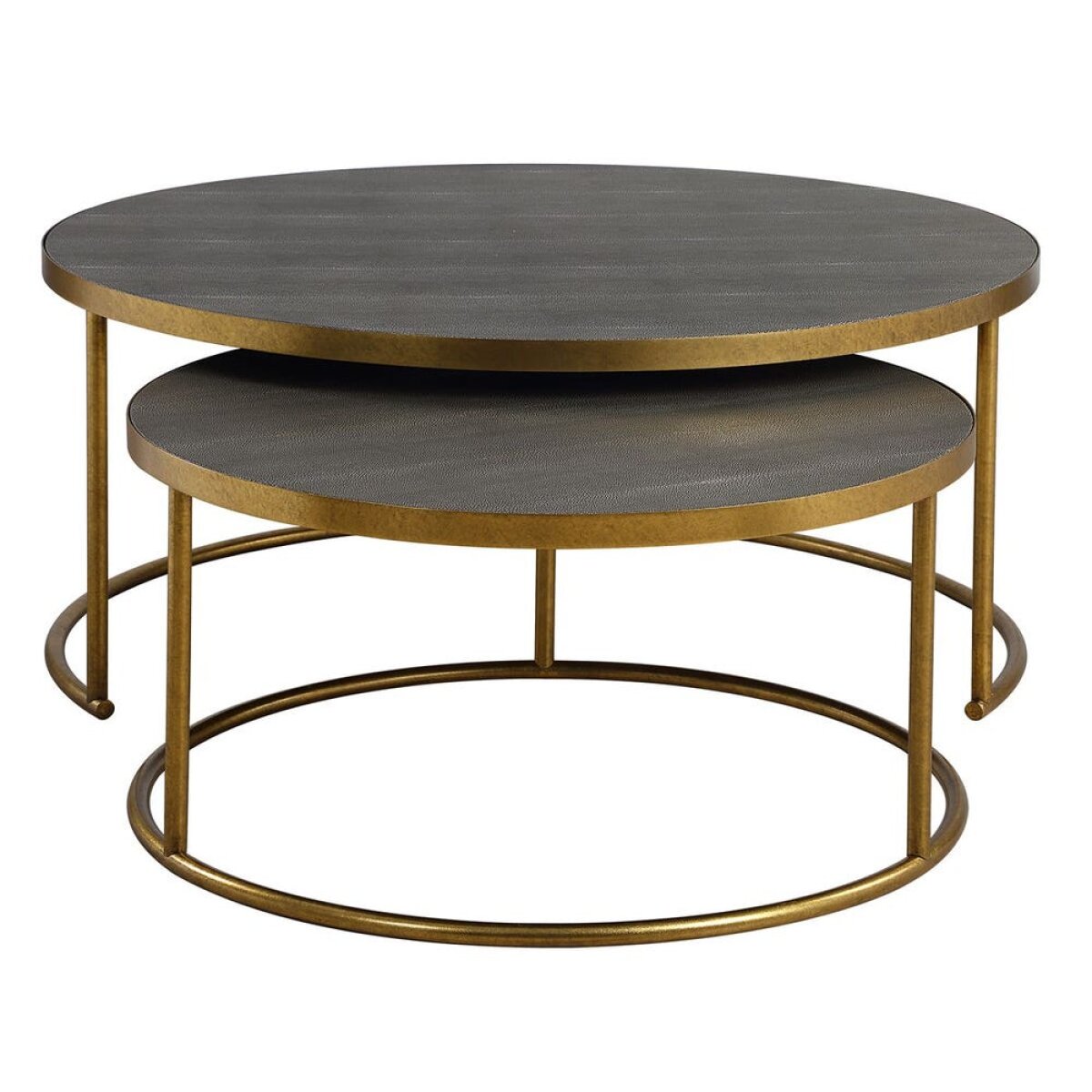 25608204cdd83451c32e4a1c51e239ed Aragon Nesting Coffee Tables, S/2, Gray - Image 1