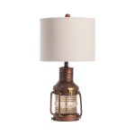 Copper Lantern Table Lamp - Image 6