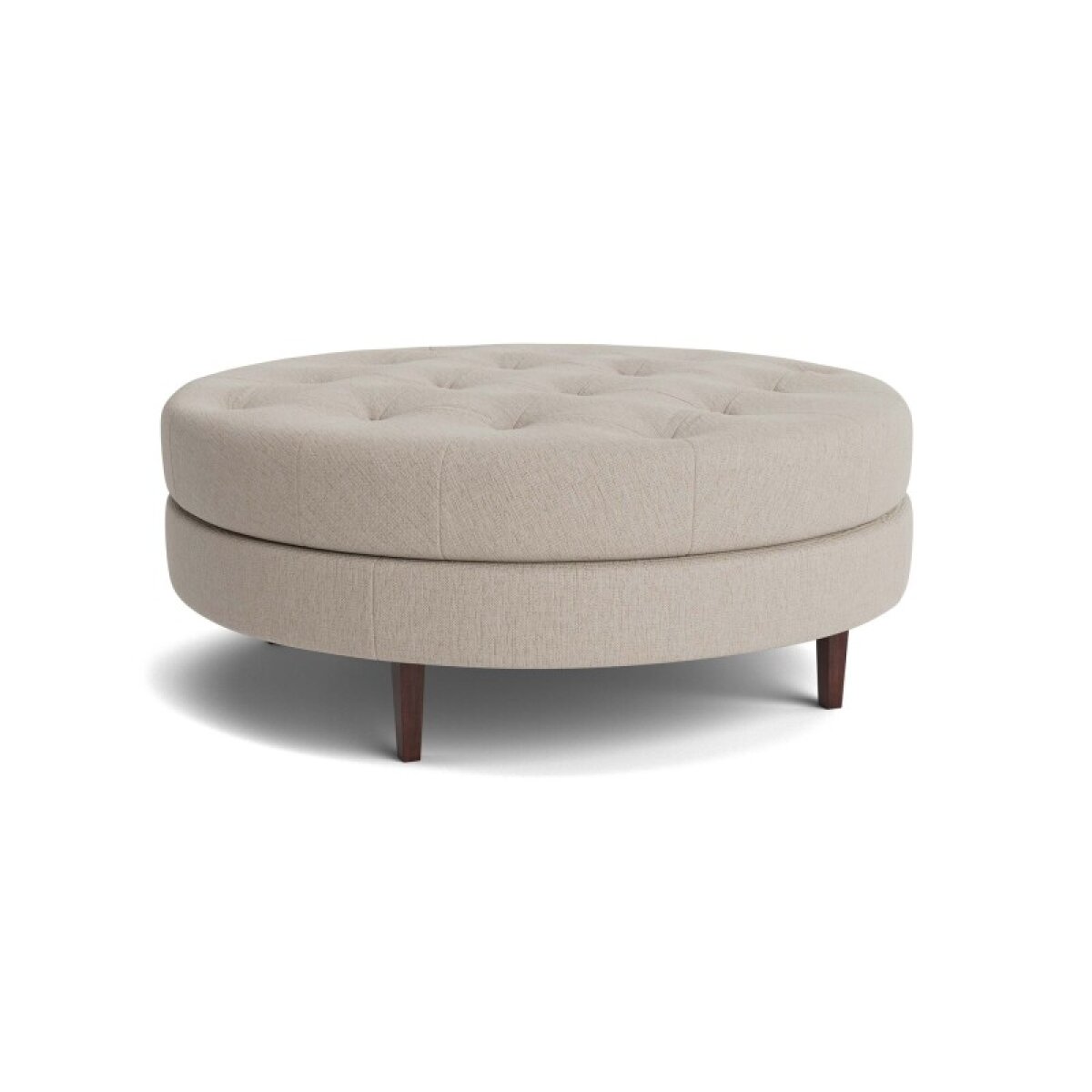 2729da4a50bf23be4d2c064b98904c7e Delway Round Ottoman - Image 1