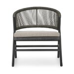 Jessica Outdoor Accent Chair - Forest Green