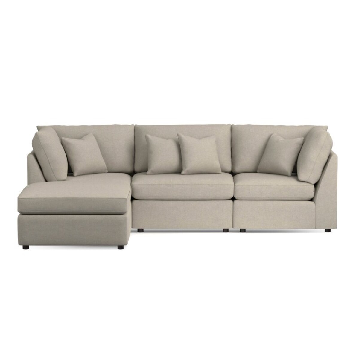 27ae7b778fab3566efe127228ebe1c28 Beckham Modular Sofa with Ottoman - Image 1