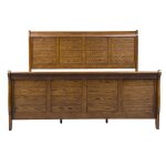 King Sleigh Bed, Dresser & Mirror, Chest - Image 4