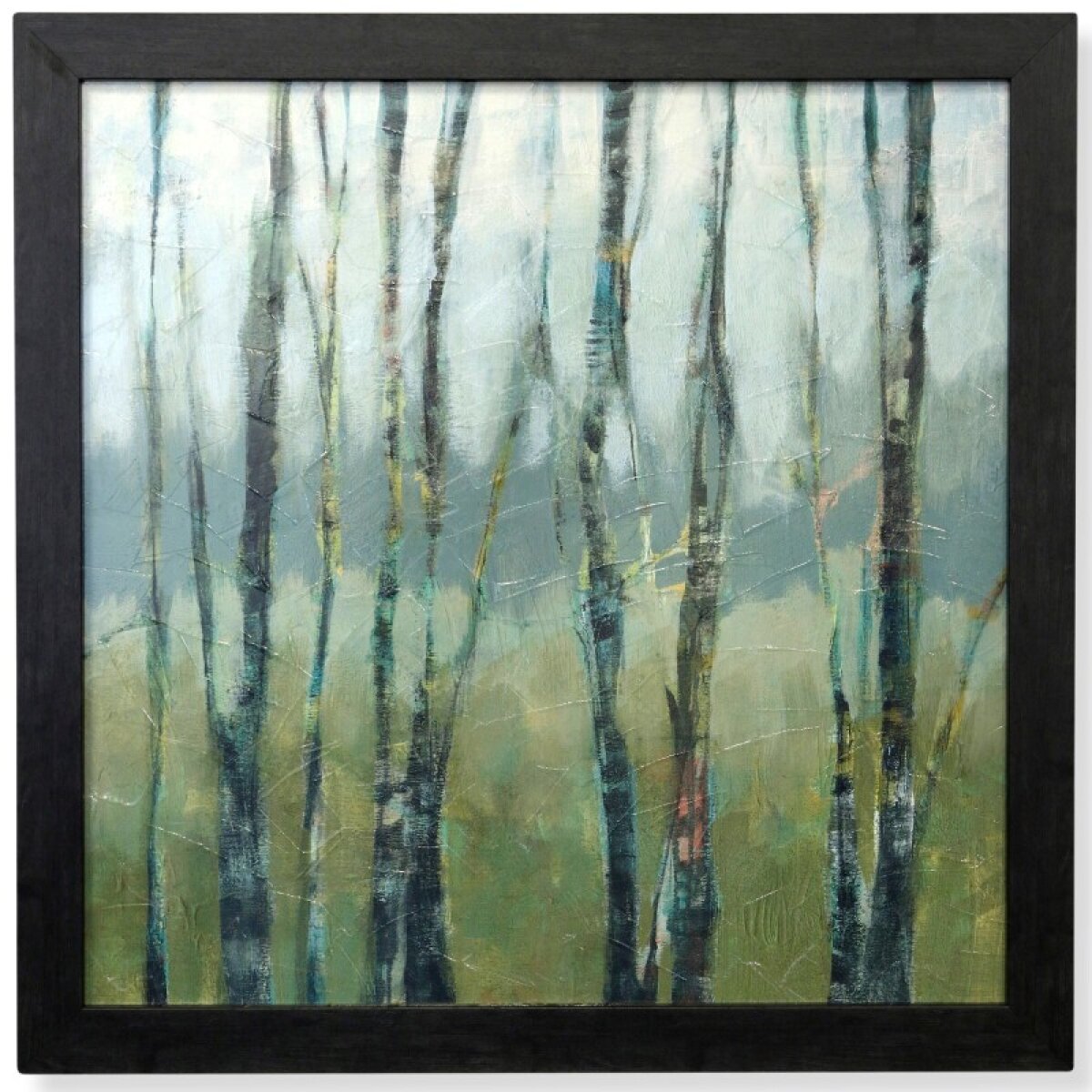 28dd45401f1310998887e9b65762dc8f Transitional Tree Line I Textured Framed Print - Image 1