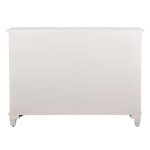 Dann Foley Lifestyle Willow White And Gold 3 Drawer Wooden Chest - Image 3