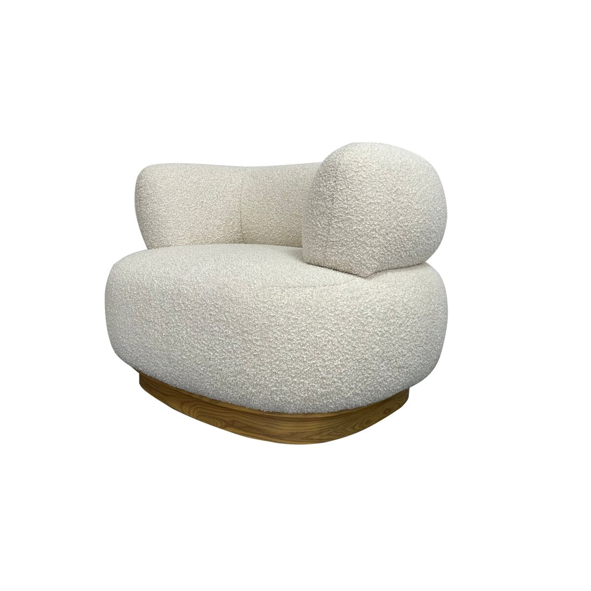 290cb514af1f31472e84eed85f62584a Farrow Side Chair | Cream Boucle Fabric On Hardwood Frame - Image 1
