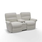 Robin Power Reclining Loveseat W/ Headrest, Lumbar & Console