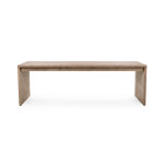 Nalani Solid Wood Rectangle Dining Table - Natural - Image 3