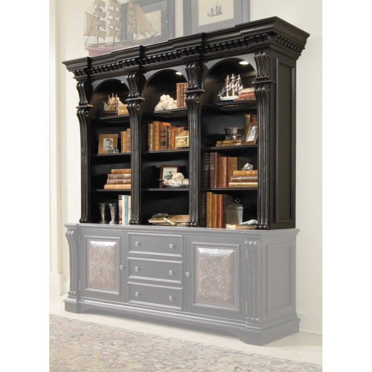 2a3ae5290611003c4745bb944f5069d7 Home Office Telluride Bookcase Hutch - Image 1