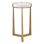Midas Accent Table, Round - Image 6
