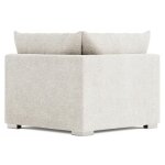 Helena Fabric Corner Chair Without Pillows Metal Foot - Image 5