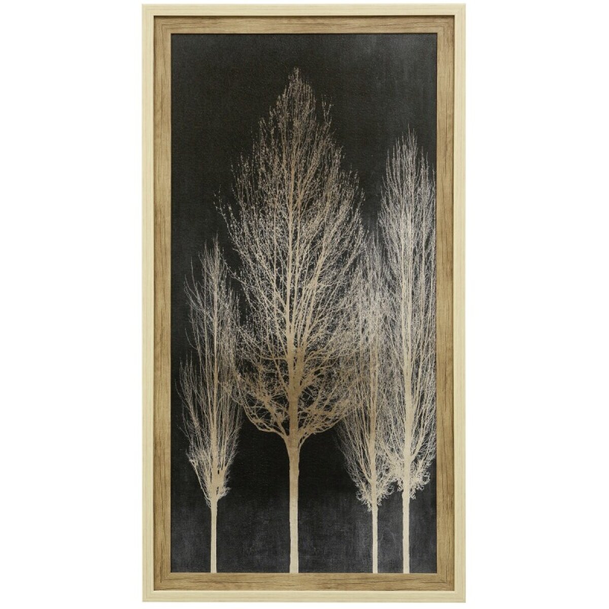 2b7173160ce8b4c5c7d49f8fa0f12c95 In The Shadows Ii Double Framed Textured Landscape Print - Image 1