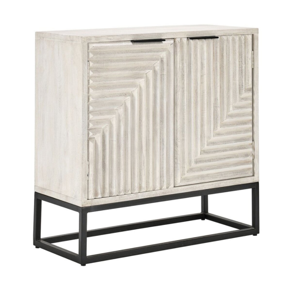 2b8c4ea5b029f1bed71dcf3f7b005367 Flint Solid Wood 2dr Cabinet - Coastal White - Image 1